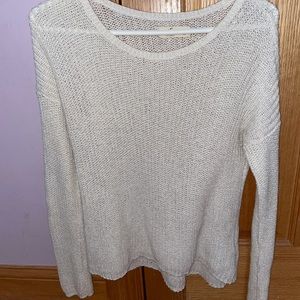 Hollister White Sweater